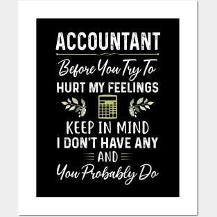 Accountant Posters and Art